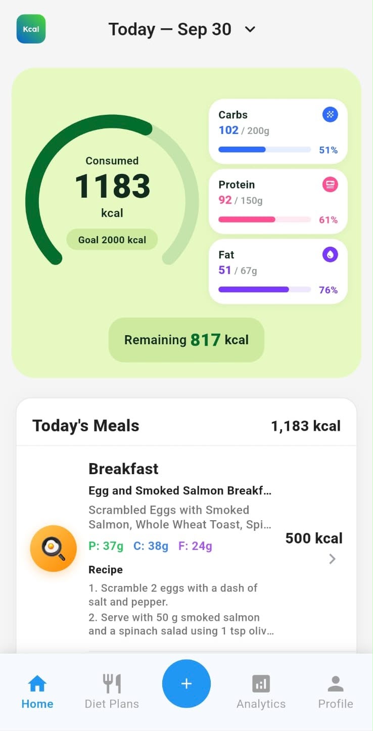 Nutrition App